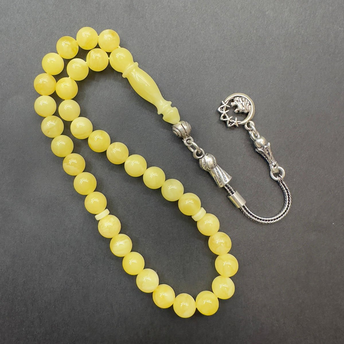 Kaliningrad Damla Kehribar Küre Tespih 6,5 (mm)