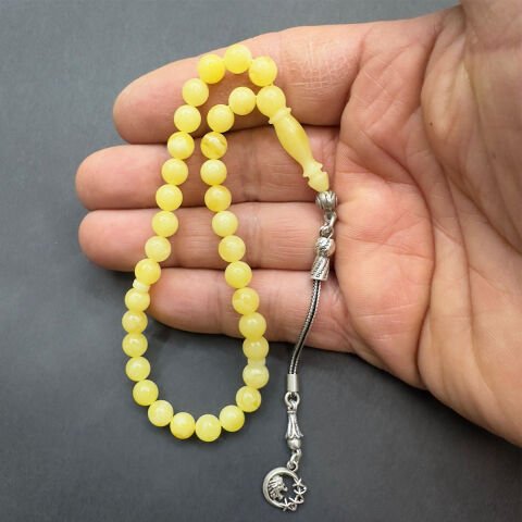 Kaliningrad Damla Kehribar Küre Tespih 6,5 (mm)