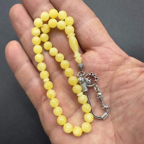 Kaliningrad Damla Kehribar Küre Tespih 6,5 (mm)