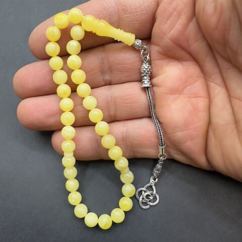 Kaliningrad Damla Kehribar Küre Tespih 6,5 (mm)-2