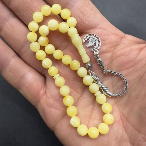 Kaliningrad Damla Kehribar Küre Tespih 6,5 (mm)-6