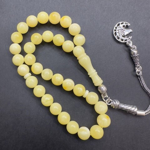 Kaliningrad Damla Kehribar Küre Tespih 6,5 (mm)-6