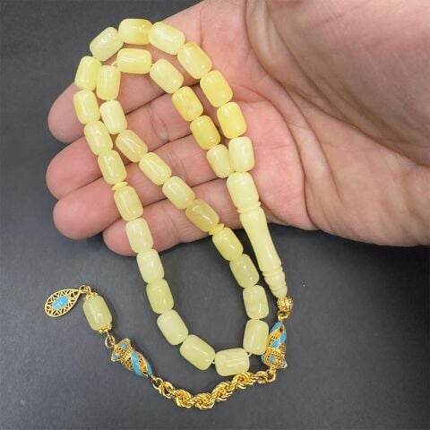 Litvanya Damla Kehribar Kapsül Tespih 7,5*10,5 (mm)