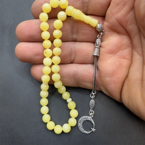 Kaliningrad Damla Kehribar Küre Tespih 6,5 (mm)-7