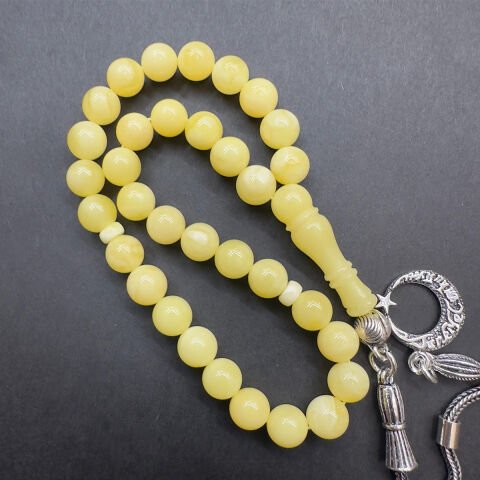 Kaliningrad Damla Kehribar Küre Tespih 6,5 (mm)-7