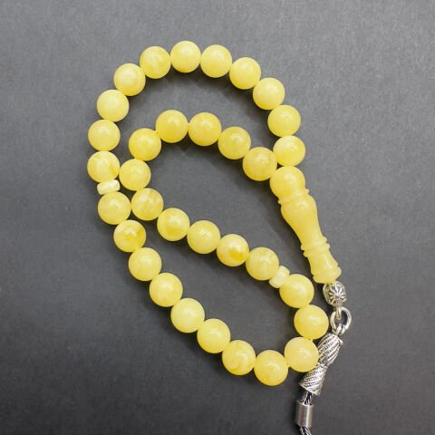 Kaliningrad Damla Kehribar Küre Tespih 6,5 (mm)-8