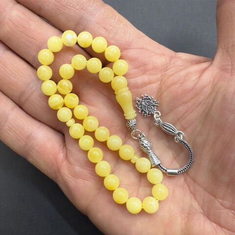 Kaliningrad Damla Kehribar Küre Tespih 6,5 (mm)-9