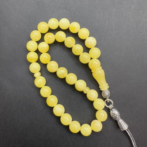 Kaliningrad Damla Kehribar Küre Tespih 6,5 (mm)-9