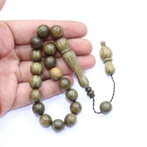 Maskot Yeşil Pelesenk Tespih 11,5 (mm)