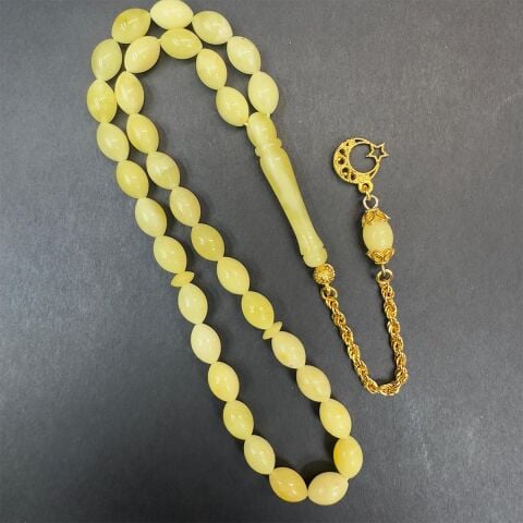 Kaliningrad Damla Kehribar Beyzi Model Tespih 6*9 (mm)