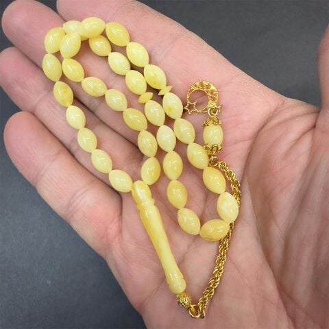 Kaliningrad Damla Kehribar Beyzi Model Tespih 6*9 (mm)