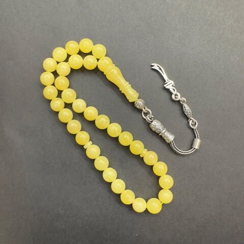 Kaliningrad Damla Kehribar Küre Tespih 6,5 (mm)-10