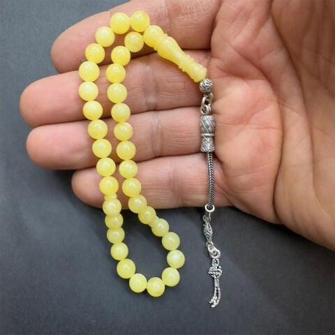 Kaliningrad Damla Kehribar Küre Tespih 6,5 (mm)-10