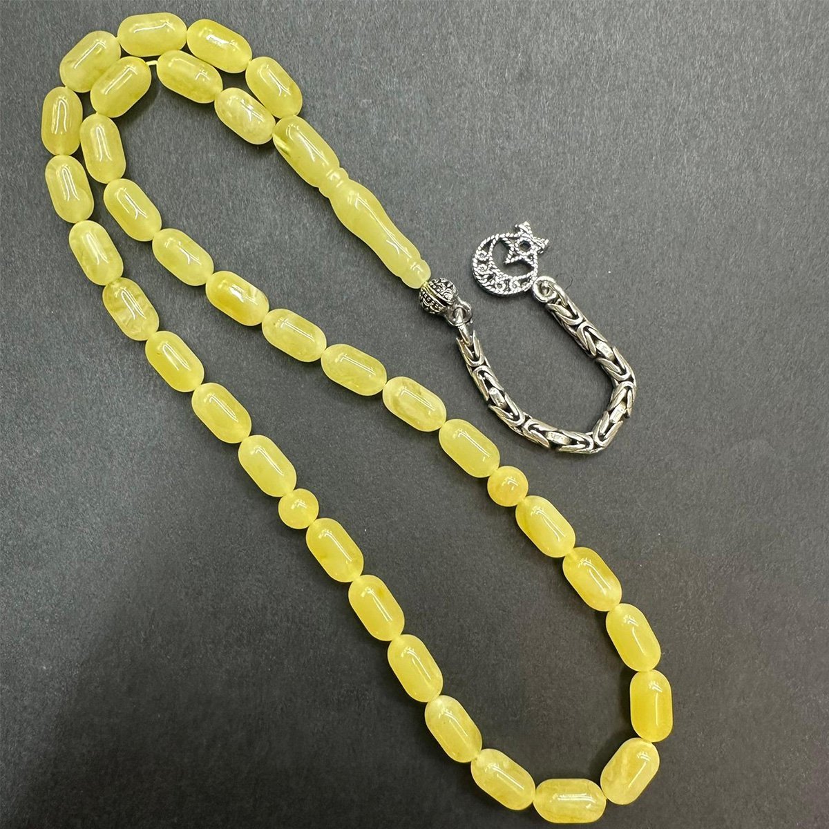 Kaliningrad Damla Kehribar Tespih 5*9 (mm) -8