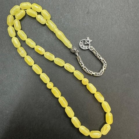 Kaliningrad Damla Kehribar Tespih 5*9 (mm) -8