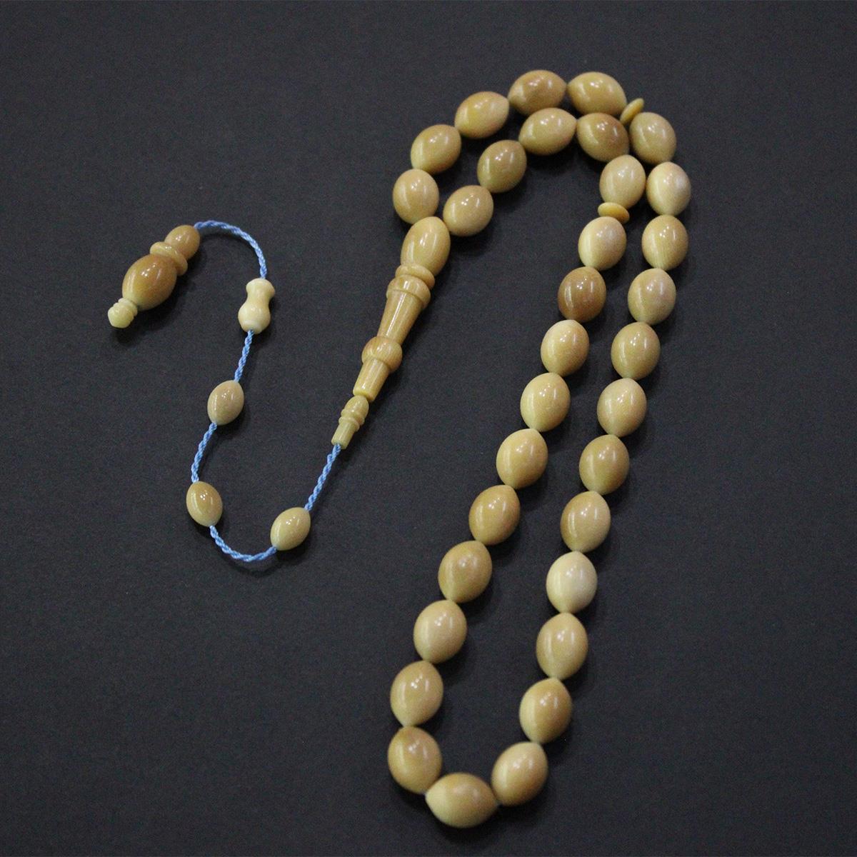 Sütlü Kahve Narçıl Tespih Beyzi Kesim 8*11 (mm)