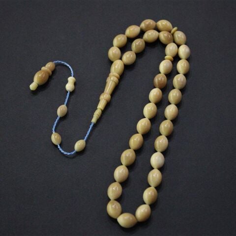 Sütlü Kahve Narçıl Tespih Beyzi Kesim 8*11 (mm)