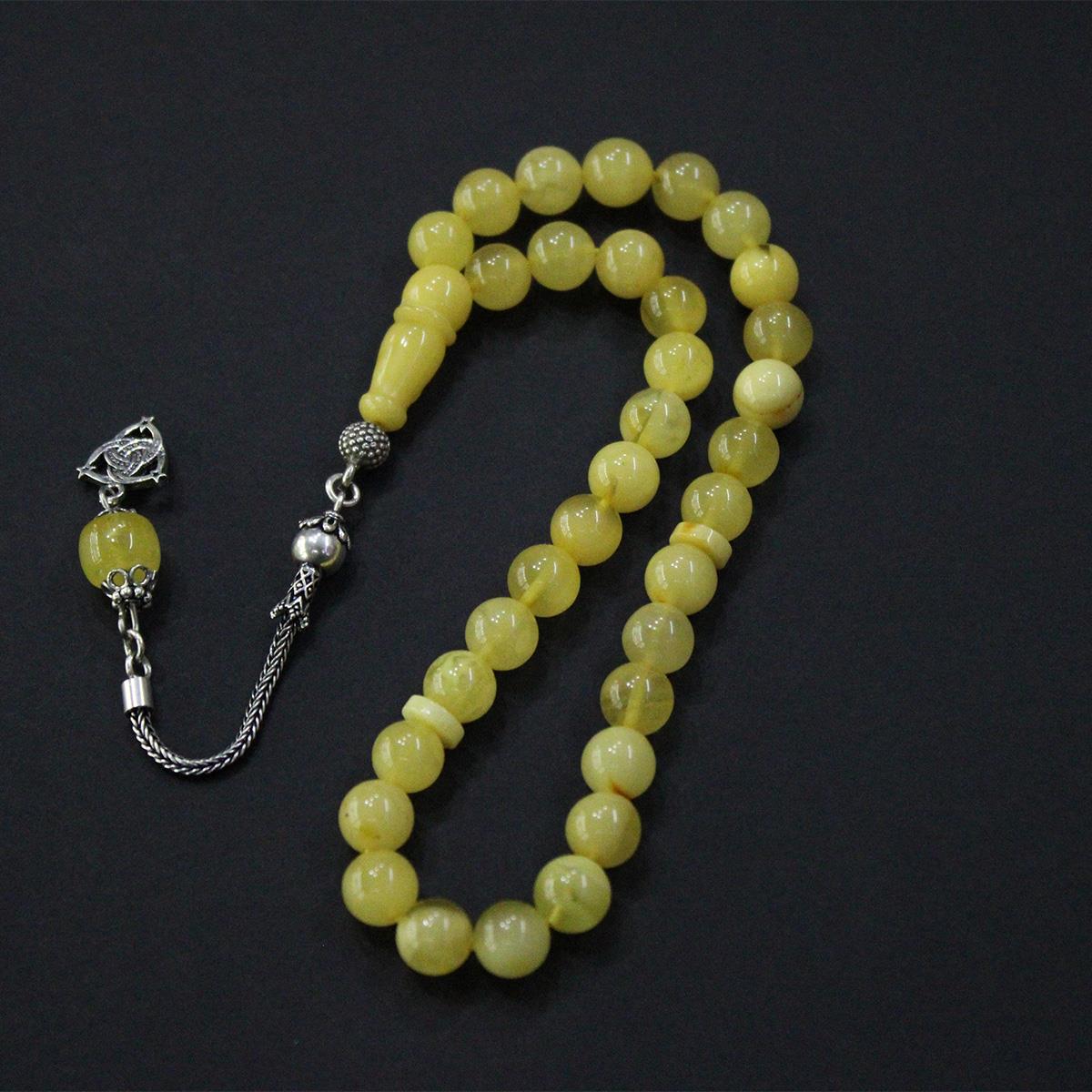 Ukrayna Damla Kehribar Küre Tespih 8 (mm)-3