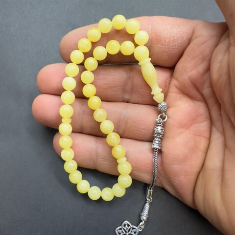 Kaliningrad Damla Kehribar Küre Tespih 6.5 (mm)-2