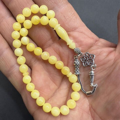 Kaliningrad Damla Kehribar Küre Tespih 6.5 (mm)-2