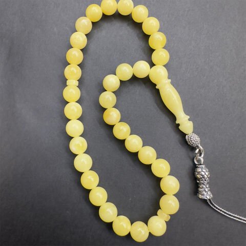 Kaliningrad Damla Kehribar Küre Tespih 6.5 (mm)-2