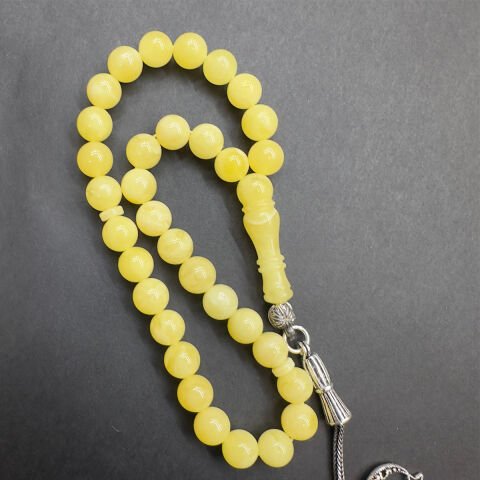 Kaliningrad Damla Kehribar Küre Tespih 6.5 (mm)-3