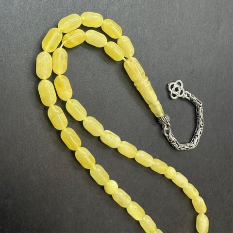 Kaliningrad Damla Kehribar Tespih 5*9 (mm) -7