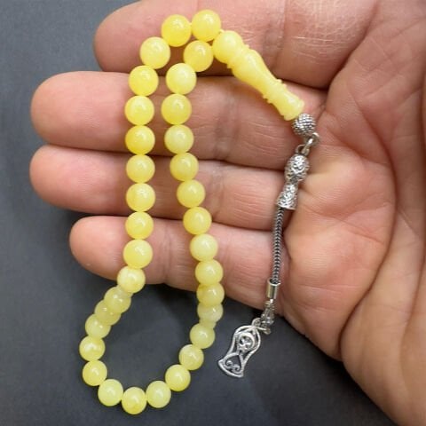 Kaliningrad Damla Kehribar Küre Tespih 6.5 (mm)-6