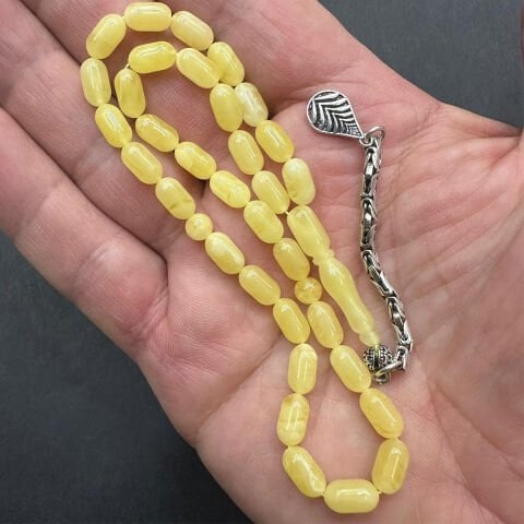 Kaliningrad Damla Kehribar Tespih 5*9 (mm) -9