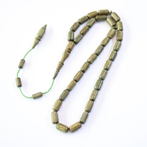 Yeşil Pelesenk Tespih Kapsül Kesim 6,5*11,5 (mm)