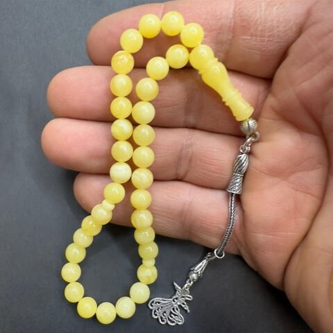 Kaliningrad Damla Kehribar Küre Tespih 6.5 (mm)-7