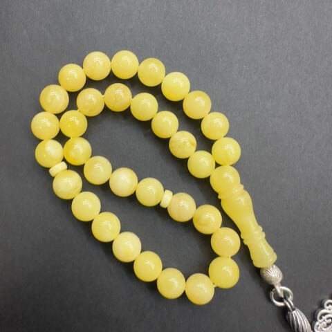 Kaliningrad Damla Kehribar Küre Tespih 6.5 (mm)-7