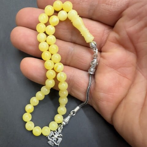 Kaliningrad Damla Kehribar Küre Tespih 6.5 (mm)-8