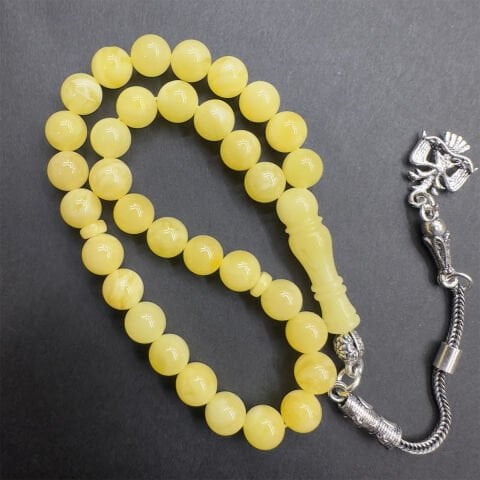 Kaliningrad Damla Kehribar Küre Tespih 6.5 (mm)-8