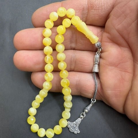 Kaliningrad Damla Kehribar Küre Tespih 6.5 (mm)-9