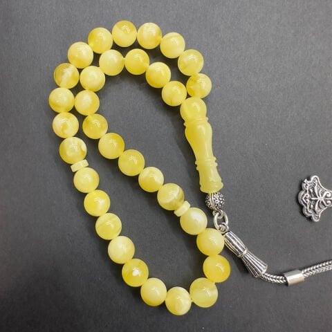 Kaliningrad Damla Kehribar Küre Tespih 6.5 (mm)-9