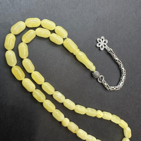 Kaliningrad Damla Kehribar Tespih 5*9 (mm) -11