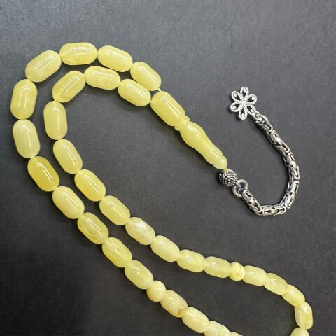 Kaliningrad Damla Kehribar Tespih 5*9 (mm) -11