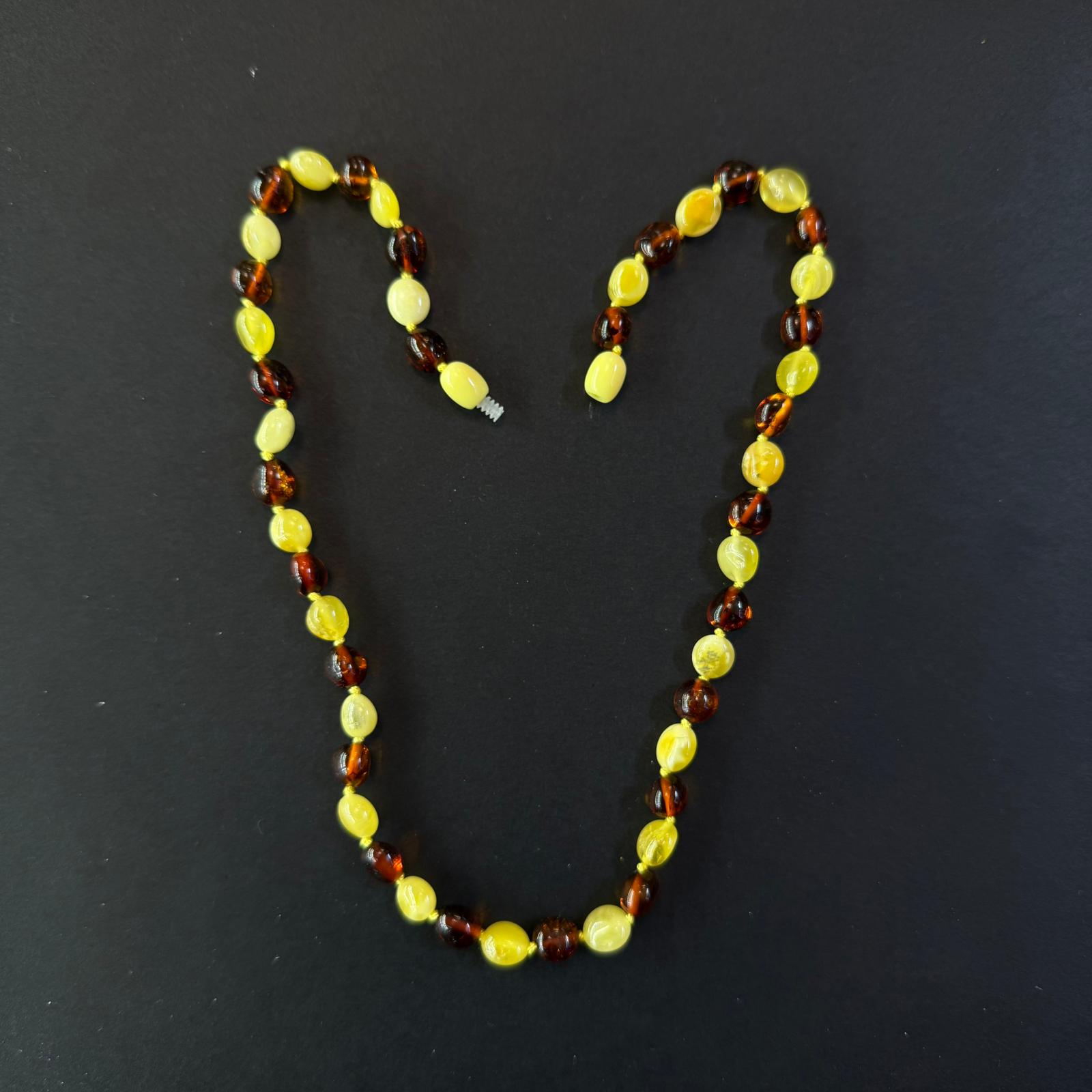 Garson Boy Karma Kaliningrad Damla Kehribar Kolye 9,5 (gr)