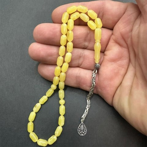 Kaliningrad Damla Kehribar Tespih 5*9 (mm) -12