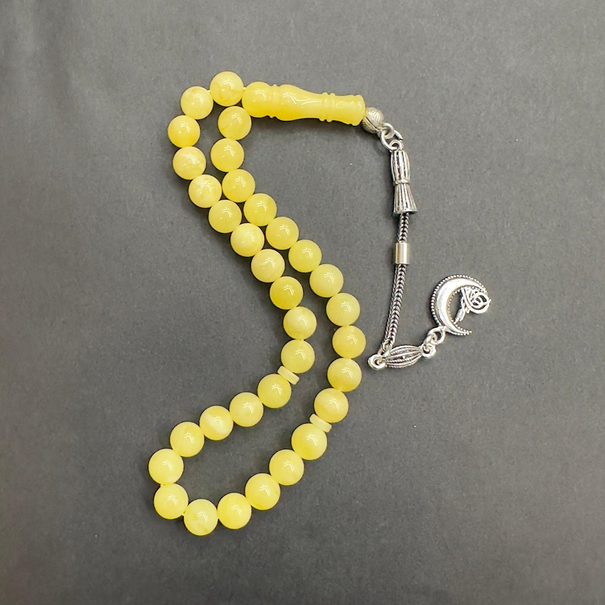 Kaliningrad Damla Kehribar Küre Tespih 6.5 (mm)-10