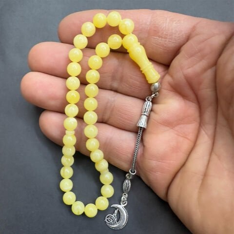 Kaliningrad Damla Kehribar Küre Tespih 6.5 (mm)-10