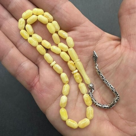 Kaliningrad Damla Kehribar Tespih 5*9 (mm) -13