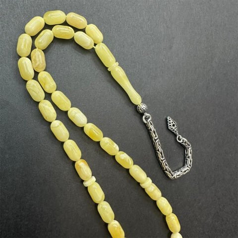 Kaliningrad Damla Kehribar Tespih 5*9 (mm) -13