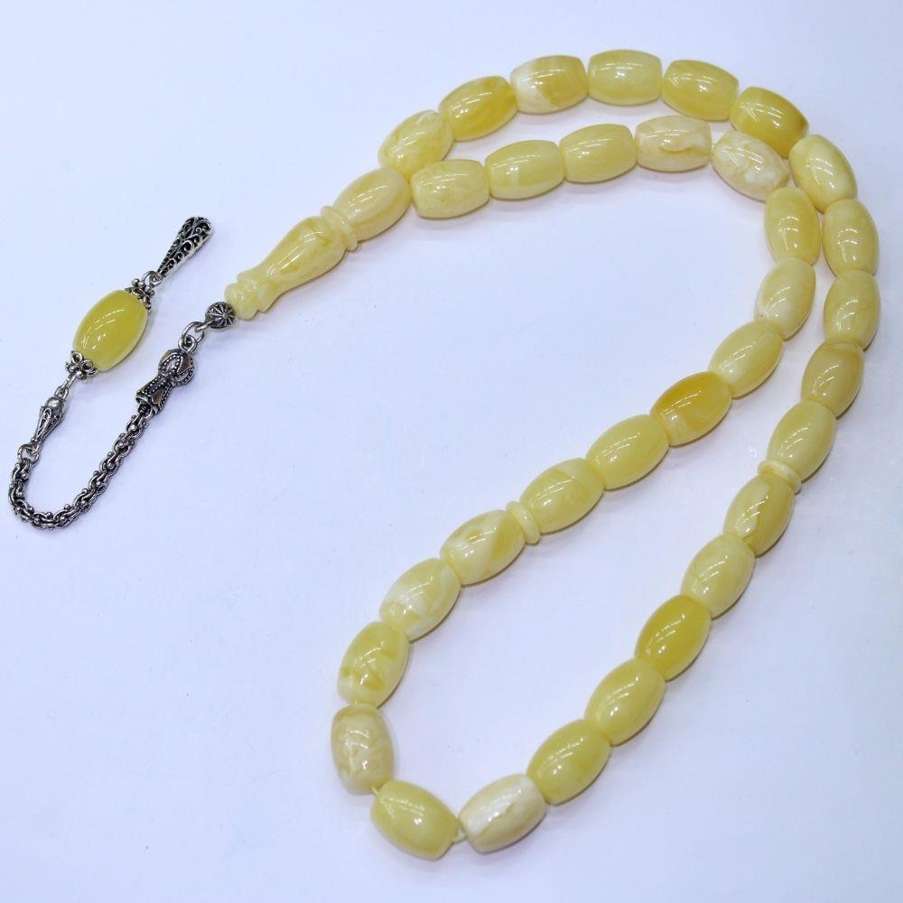 Akça Kaliningrad Damla Kehribar Tespih 11*15 (mm)