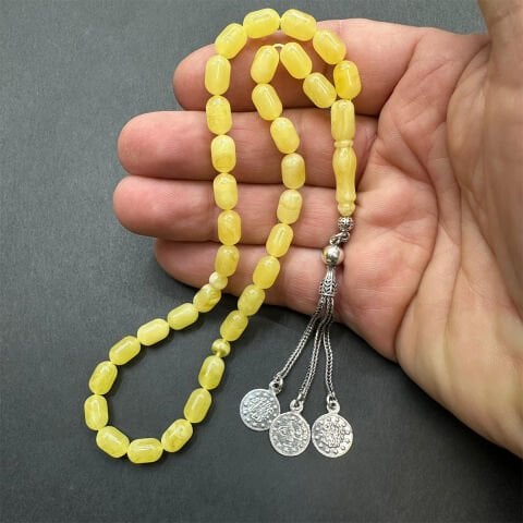 Kaliningrad Damla Kehribar Tespih 6*9,5 (mm)-1