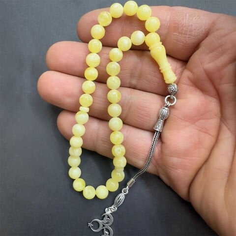 Akça Kaliningrad Damla Kehribar Küre Tespih 6.5 (mm)