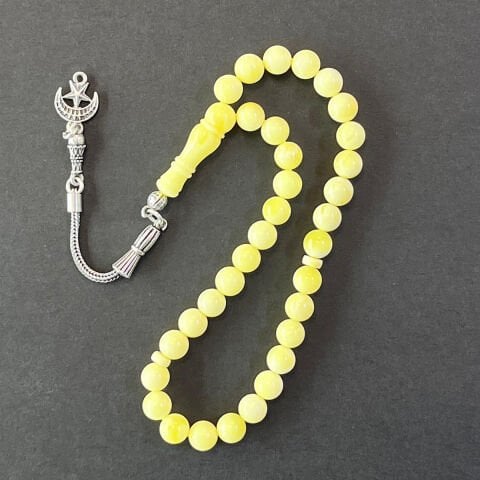 Akça Kaliningrad Damla Kehribar Küre Tespih 6,5 (mm)