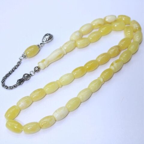 Akça Kaliningrad Damla Kehribar Tespih 10*15 (mm)