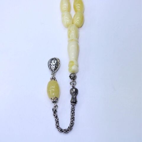 Akça Kaliningrad Damla Kehribar Tespih 10*15 (mm)